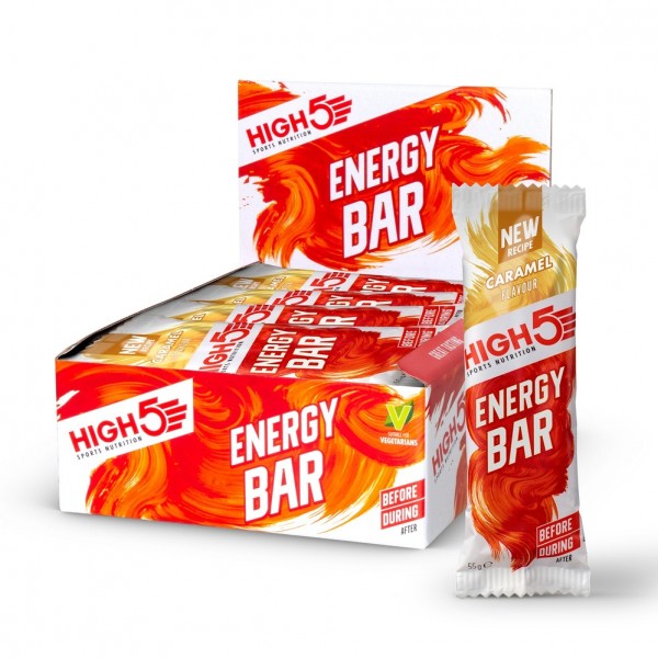 High 5 Energy Bar - Caramel / 12 x 55g Bars