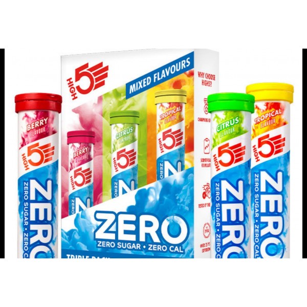 High 5 Zero Triple Pack - Berry/Citrus/Tropical / 3 x 20 Tab