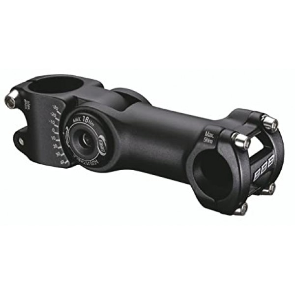 BBB BHS-28 HighSix OS 25.4mm Adj Stem Black 90mm