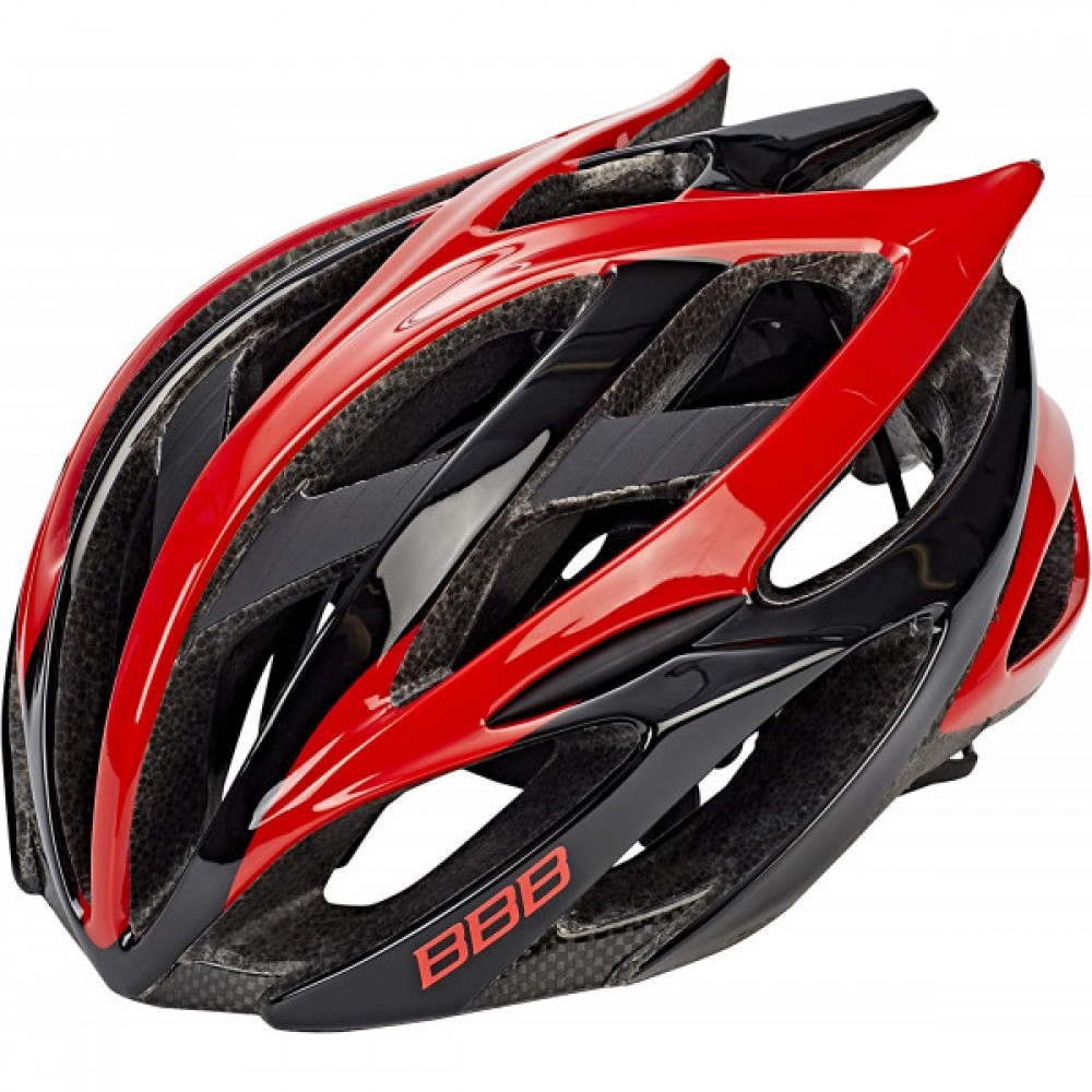 BBB BHE-01 Falcon Road Helmet Black/Red L
