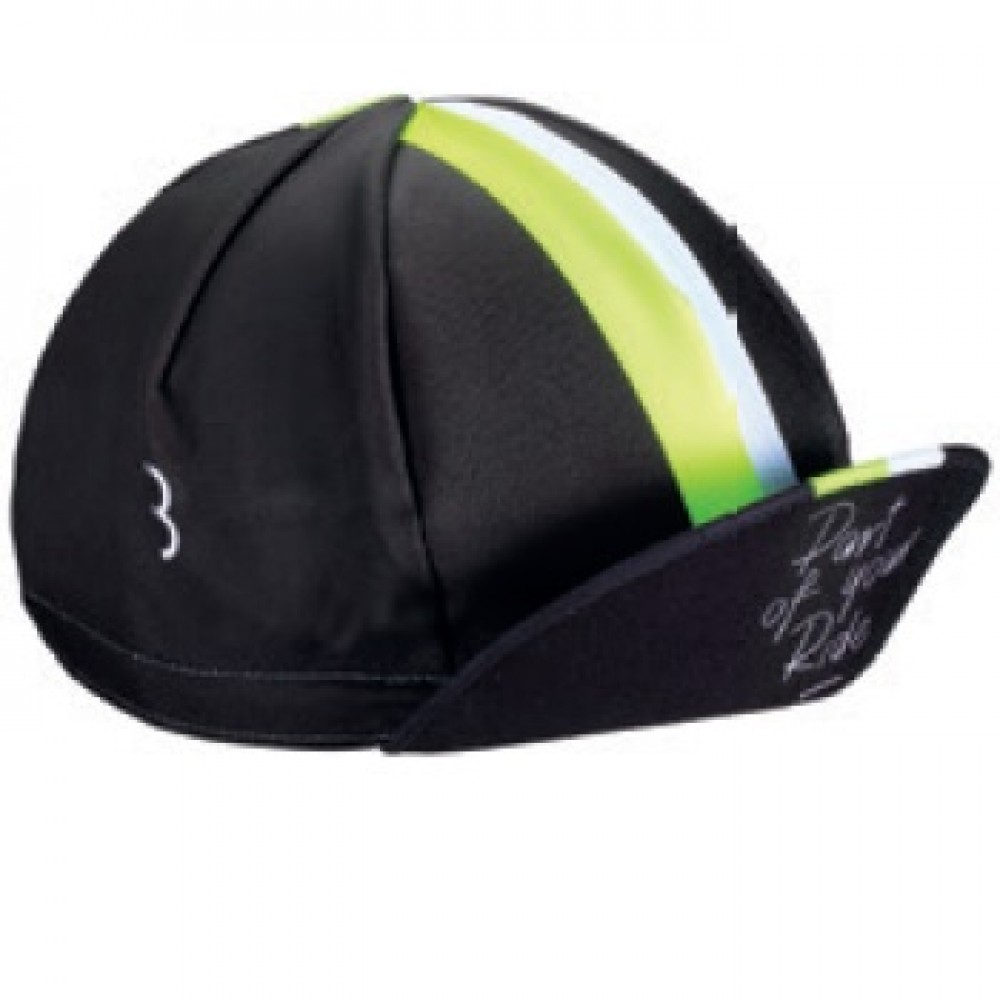 BBB BBW-253 Classico Cycling Cap Black/Neon Yellow