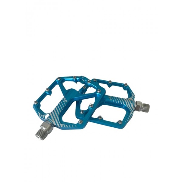 9Nine Trucker Alloy Pedal-Blue