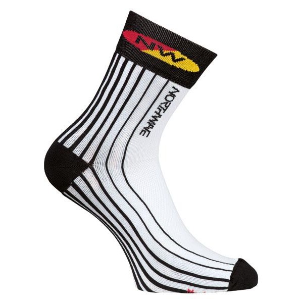 Northwave Bullet Sock Wht/Blk S