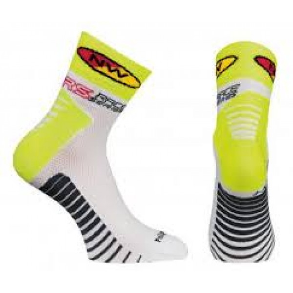 Northwave Speed Sock Wht/Yell M