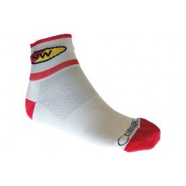 Northwave Comp2 Socks Wht/Red M