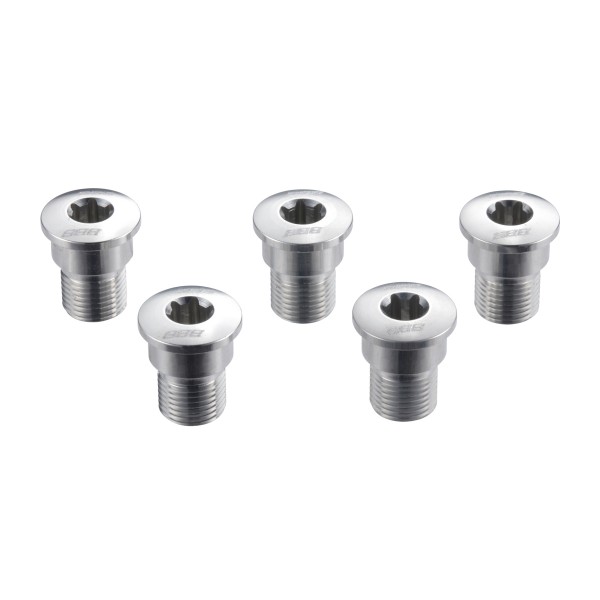 BBB BCR-55s TorxStars Chainring Bolts Shimano Silver