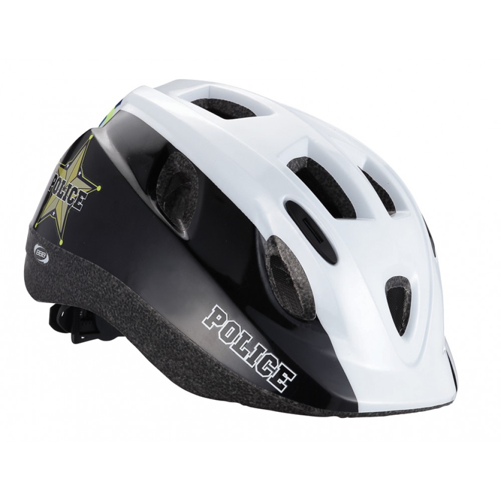 BBB BHE-37 Boogy Kids Helmet Police S
