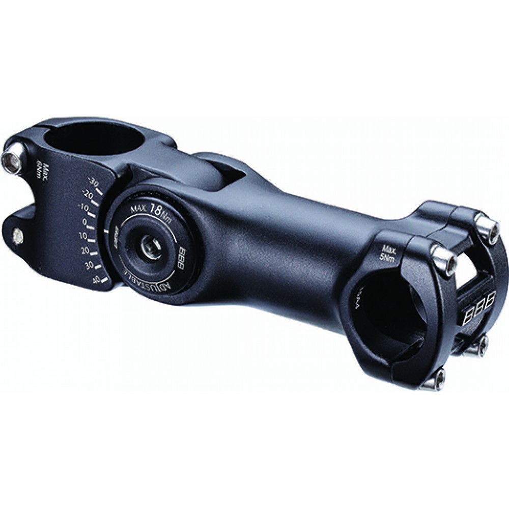 BBB BHS-28 HighSix 25.4mm Adj Stem Black 110mm