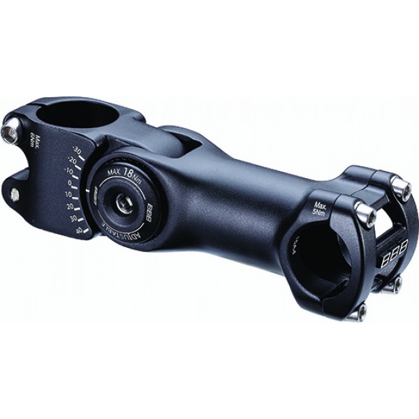 BBB BHS-28 HighSix 25.4mm Adj Stem Black 110mm