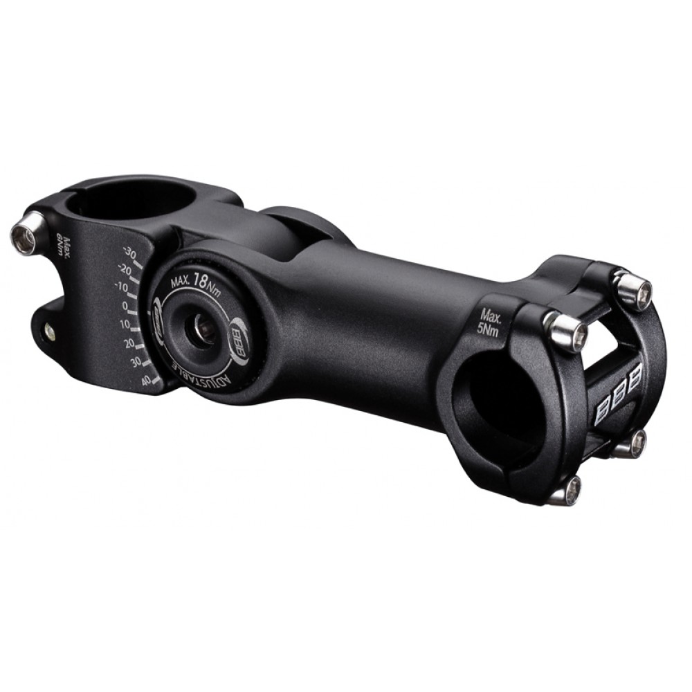 BBB BHS-28 HighSix 25.4mm Adj Stem Black 110mm