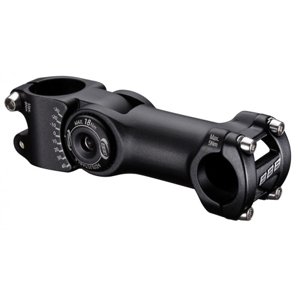 BBB BHS-28 HighSix 25.4mm Adj Stem Black 110mm