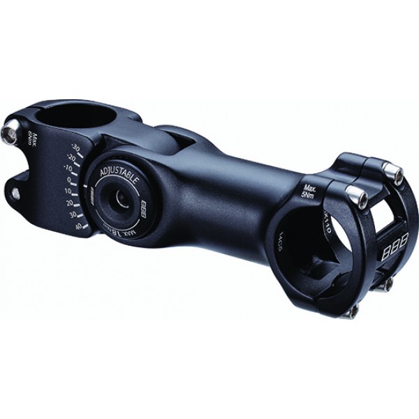 BBB BHS-29 HighSix OS 31.8mm Adj Stem Black 110mm