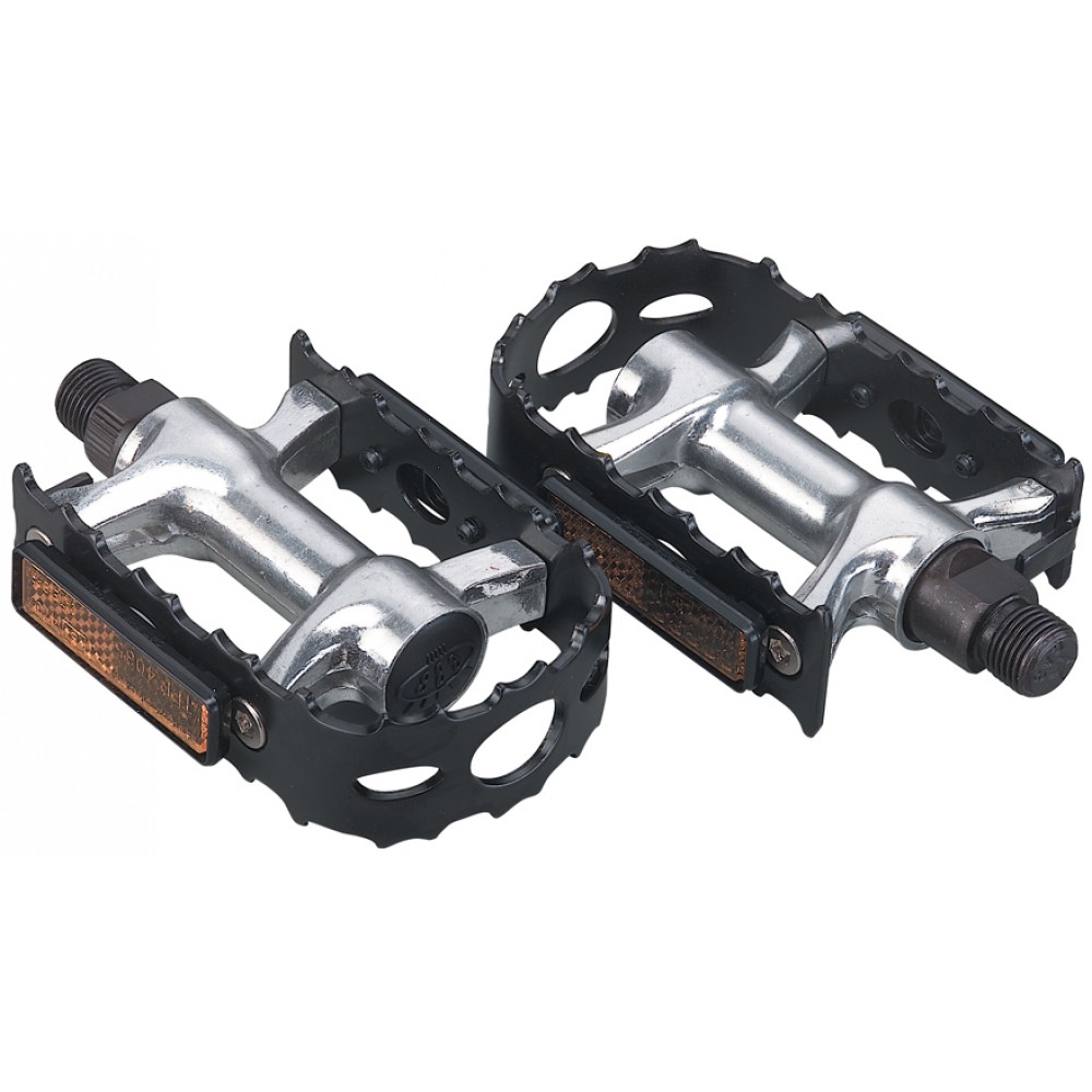 BBB BPD-16 BigFeet Flat Pedals Black/Silver
