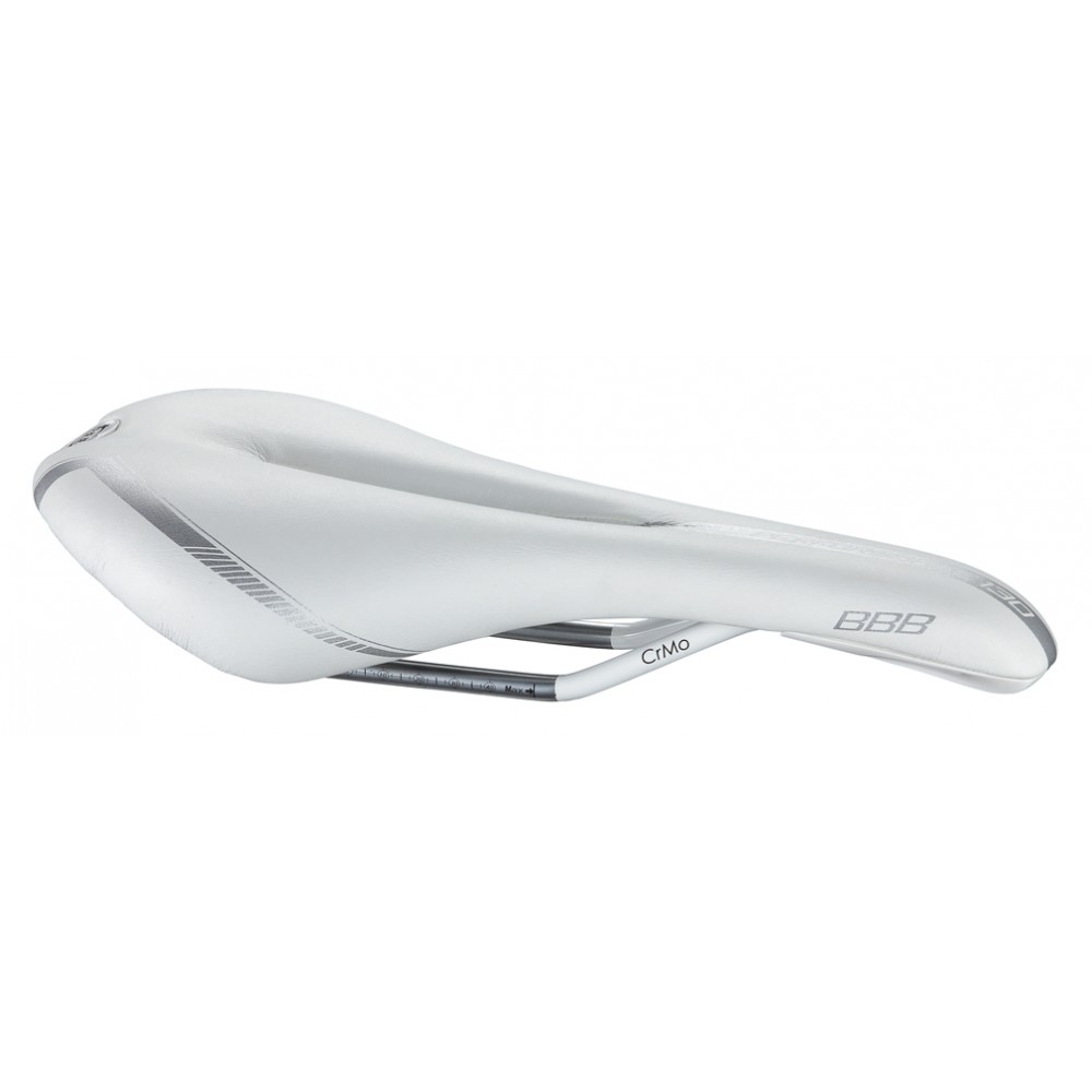 BBB BSD-62 Razer Anatomic Saddle White 130mm
