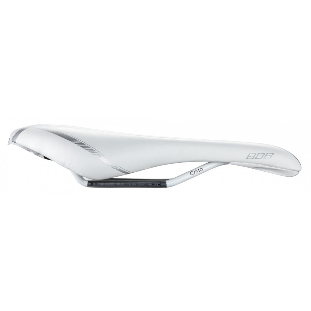 BBB BSD-62 Razer Anatomic Saddle White 130mm