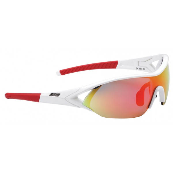 BBB BSG-4473 Impact Glasses White/Mlc Red