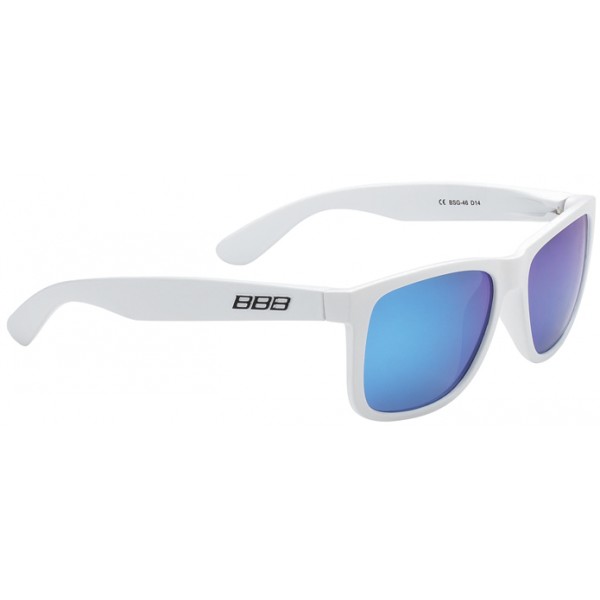 BBB BSG-4672 Street Sunglasses White/Mlc Polarized