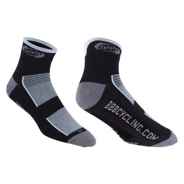 BBB BSO-01 TechnoFeet Socks Black/White 43-46