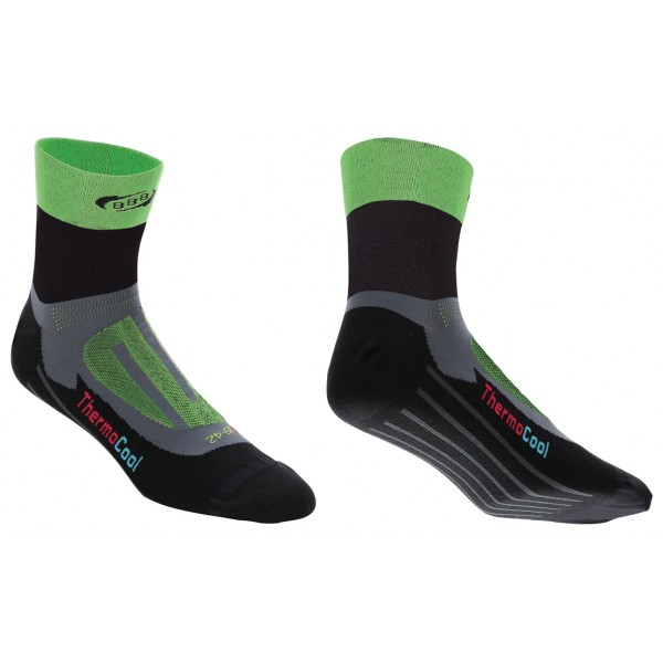 BBB BSO-04 ErgoFeet Socks Black/Neon Yellow 39-42