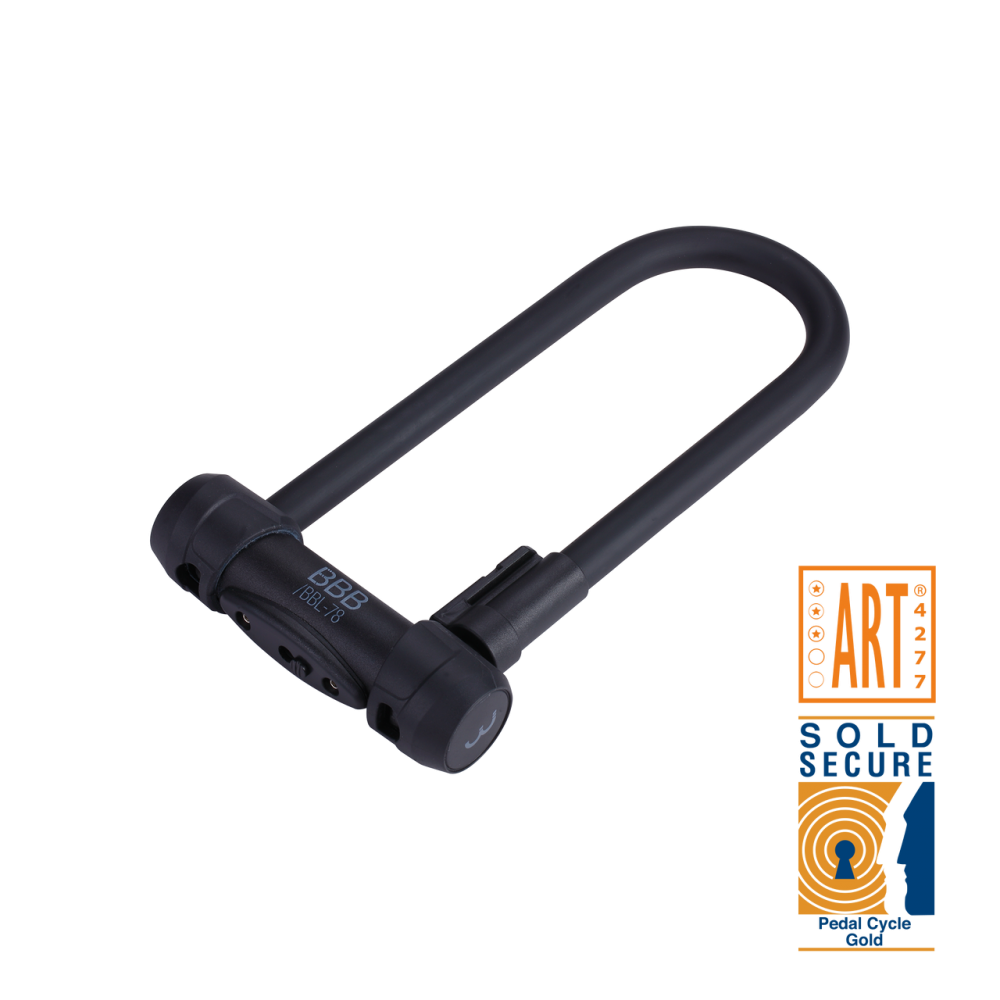 BBB BBL-78 Secure U ART-3 Lock Black 141x295mm