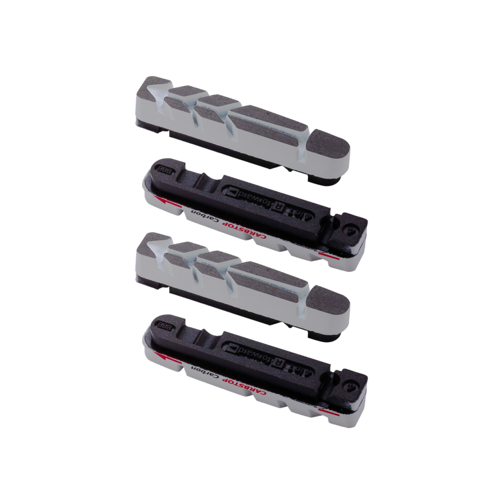BBB BBS-29 CarbStop Rim Brake Shoes 4pcs Black/Grey