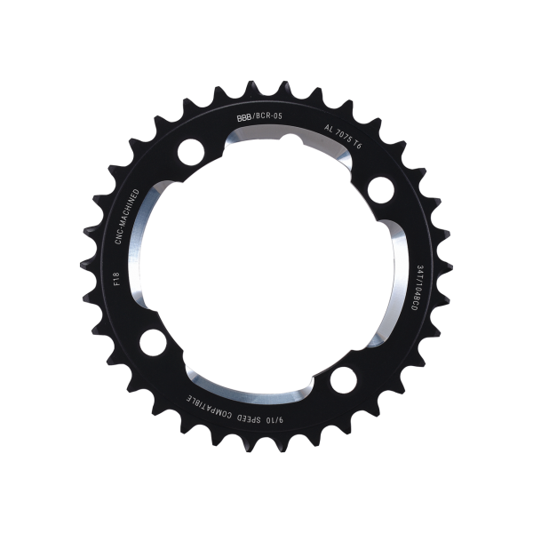 BBB BCR-05 RoundAbout 4 Chainring Black 34T/104BCD