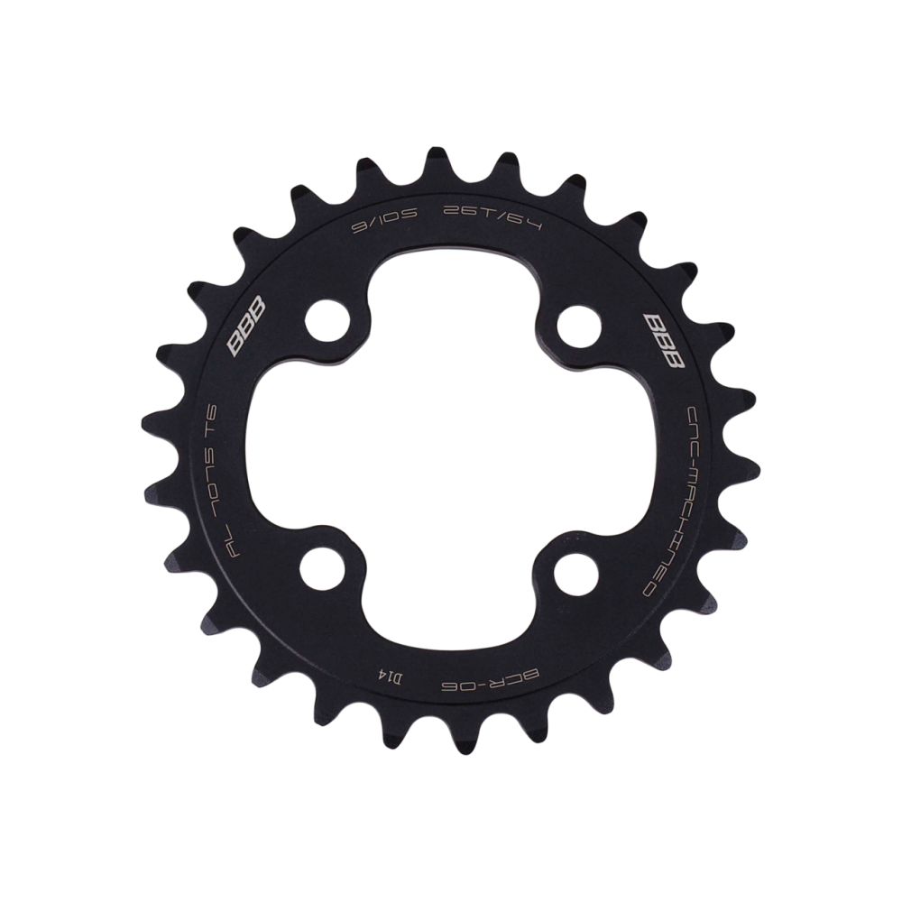 BBB BCR-06 RoundAbout 4 Chainring Black 26T/64BCD