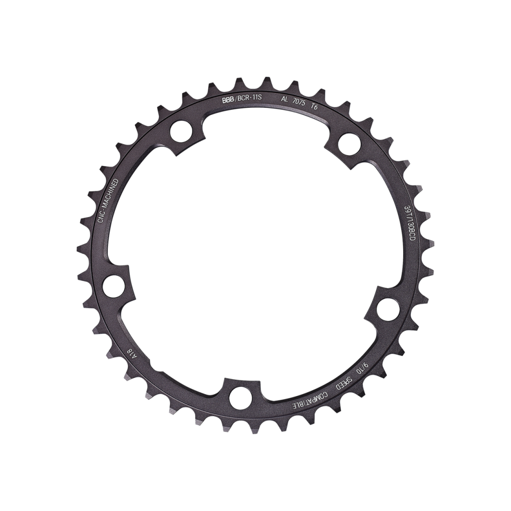 BBB BCR-11S RoadGear Chainring Black 39T/130BCD