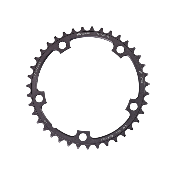 BBB BCR-11S RoadGear Chainring Black 42T/130BCD