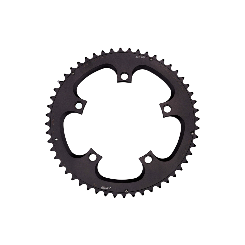 BBB BCR-14S RoadGear 10spd Chainring Black 52T/130BCD