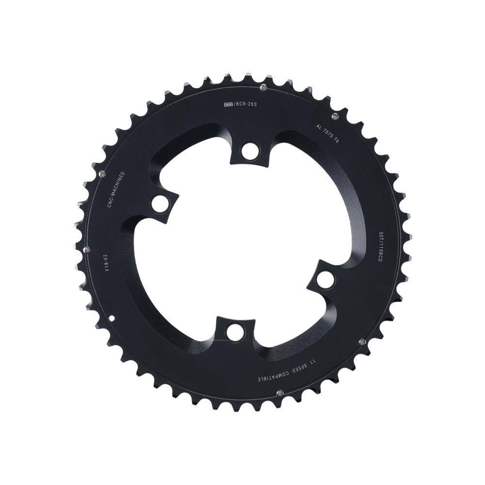 BBB BCR-26s ElevenGear 11spd Chainring Black 50T/110BCD
