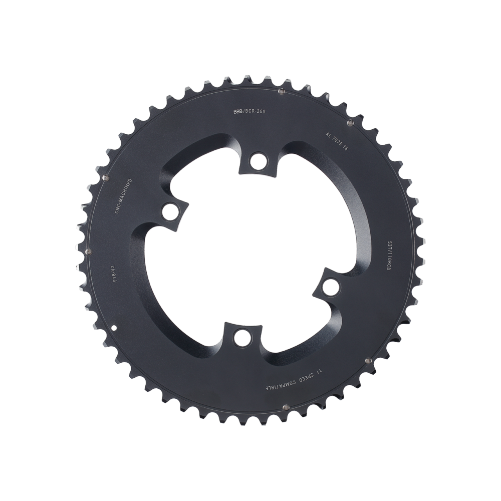 BBB BCR-26S ElevenGear 11spd Chainring Black 53T/110BCD