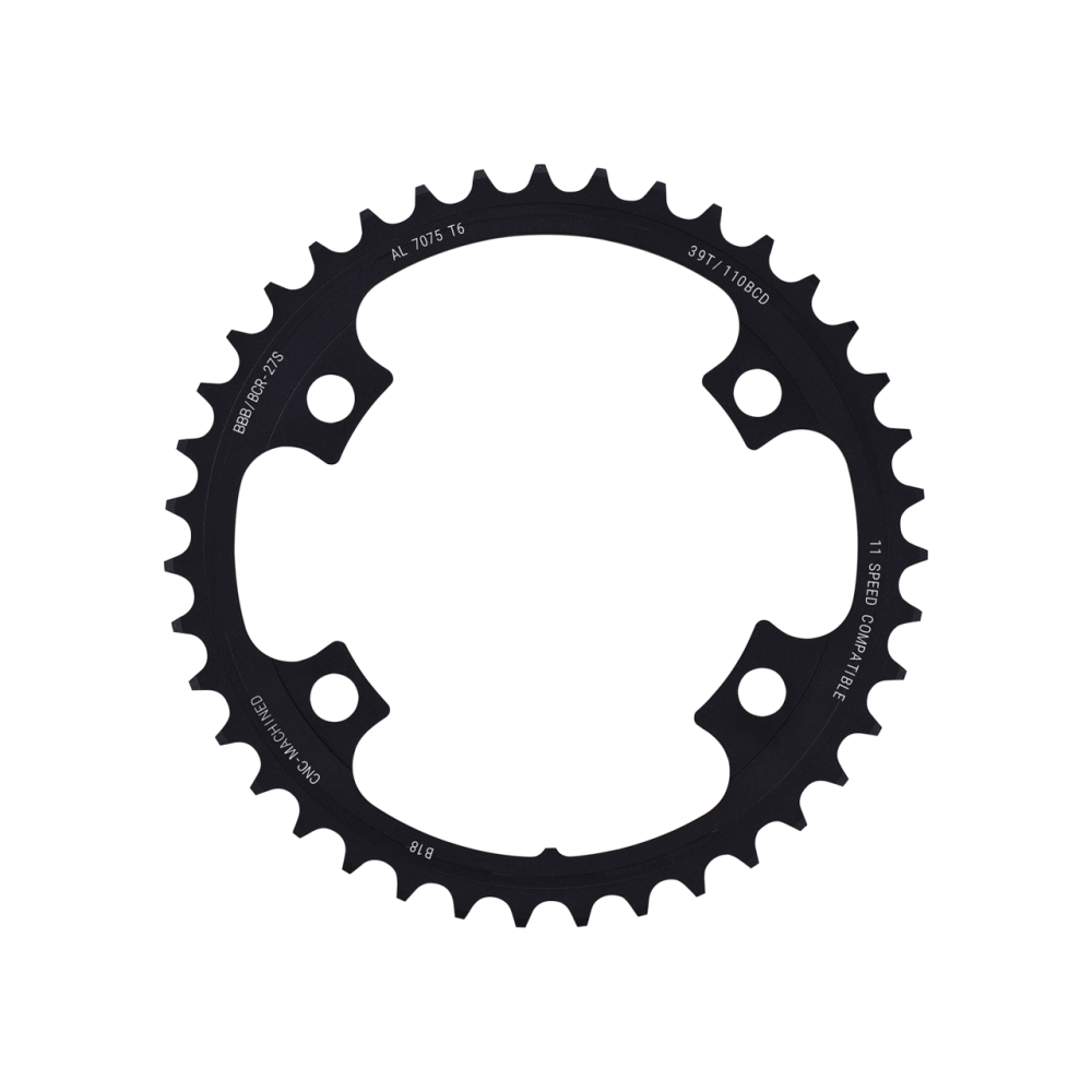 BBB BCR-27s ElevenGear 11spd Chainring Black 39T/110BCD