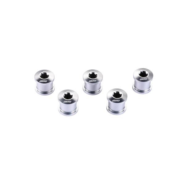 BBB BCR-51 HexStars Chainring Bolts Silver
