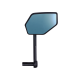 BBB BBM-01 E-view Bike Mirror Black Right