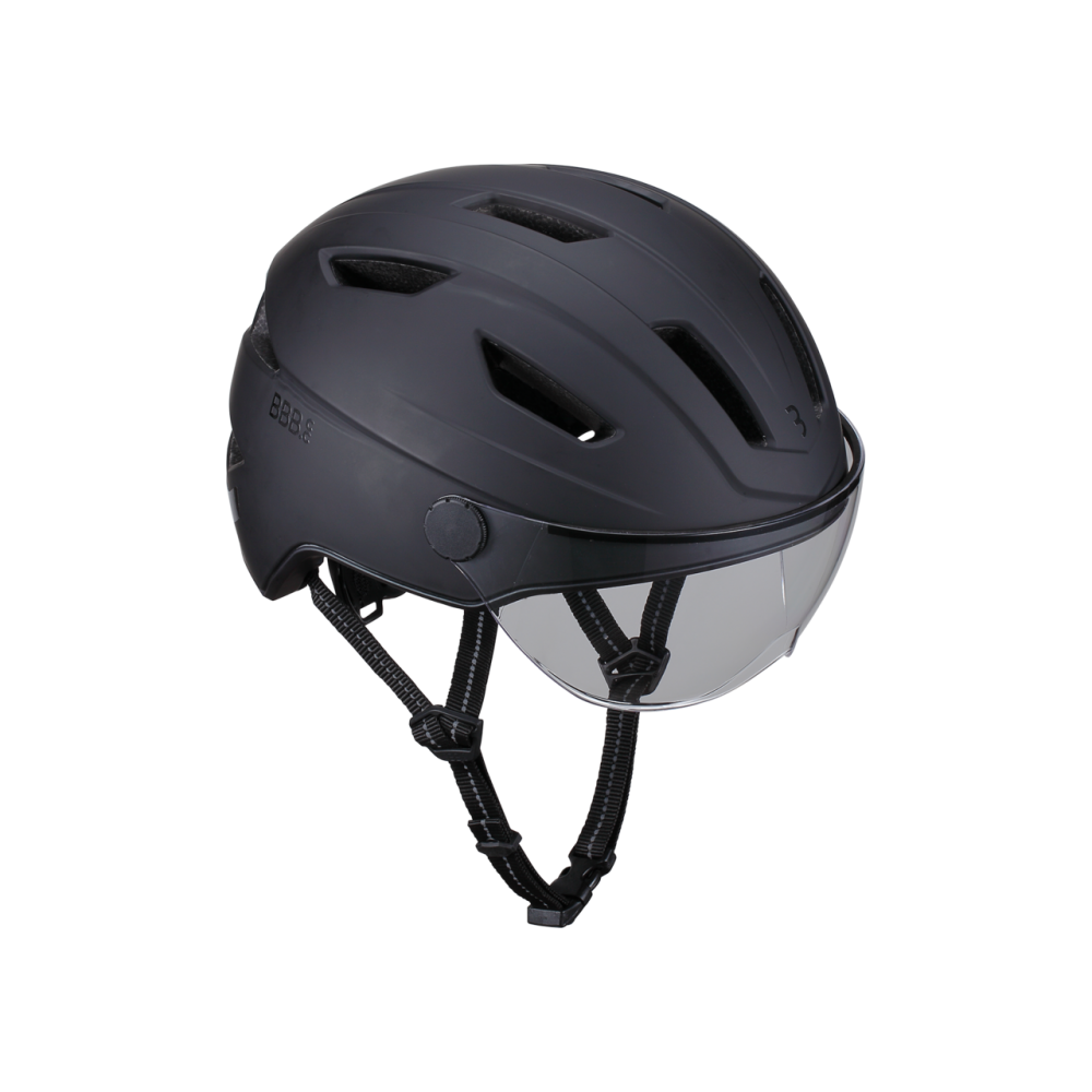 BBB BHE-57 Move Faceshield Helmet Matt Black L