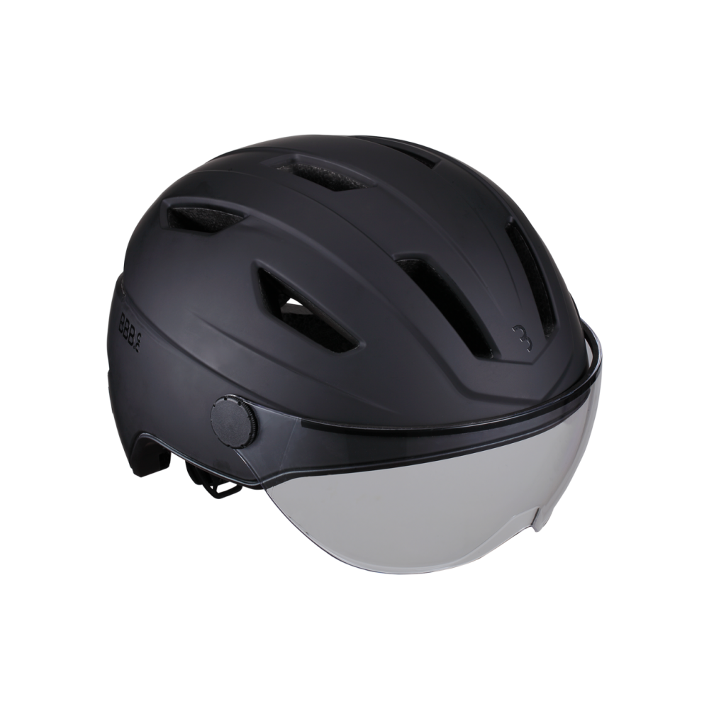 BBB BHE-57 Move Faceshield Helmet Matt Black L
