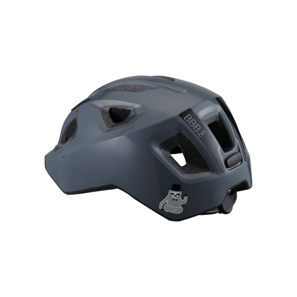 BBB BHE-172 Hero Kids Helmet Dark Grey Sloth S