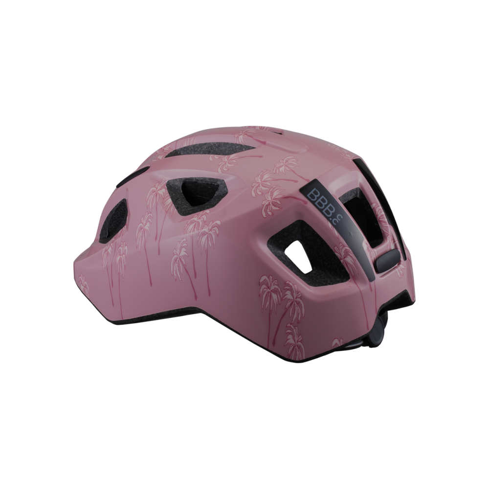 BBB BHE-172 Hero Kids Helmet Pink Palmtrees M