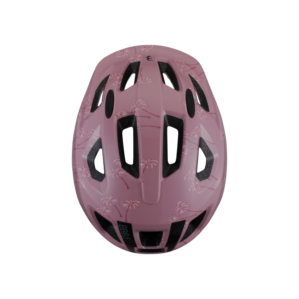 BBB BHE-172 Hero Kids Helmet Pink Palmtrees M