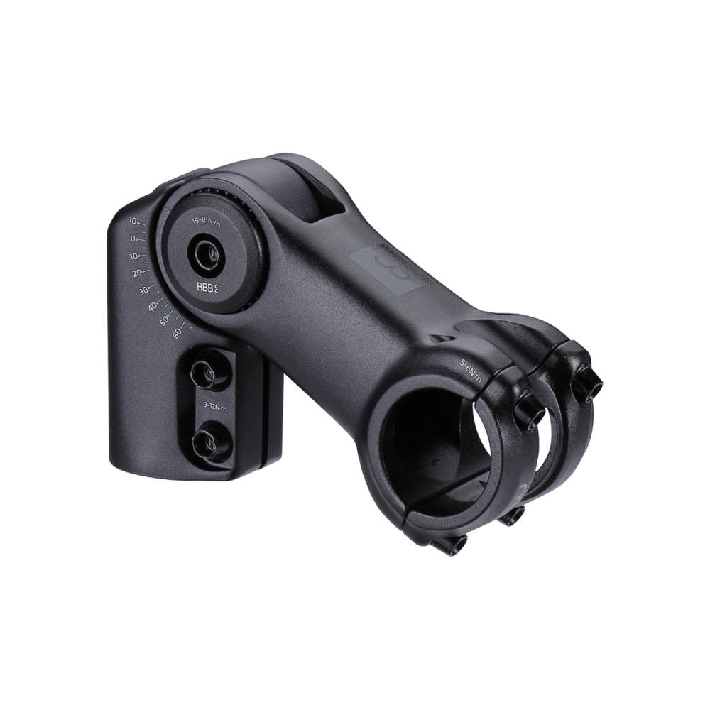 BBB BHS-35 HighSix OS 31.8mm Adj Stem Black 80mm