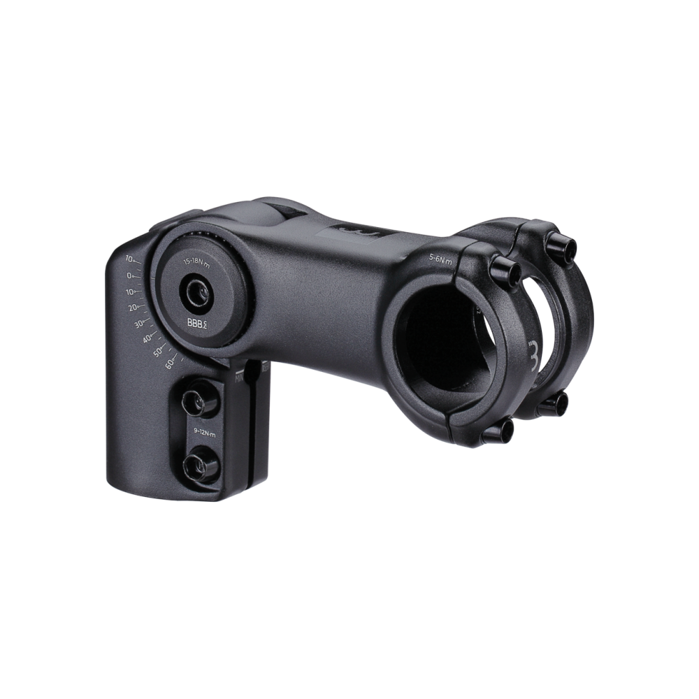 BBB BHS-35 HighSix OS 31.8mm Adj Stem Black 100mm