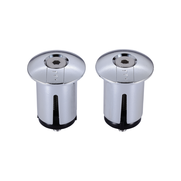 BBB BHT-96 ScrewOn Bar End Plugs Chrome