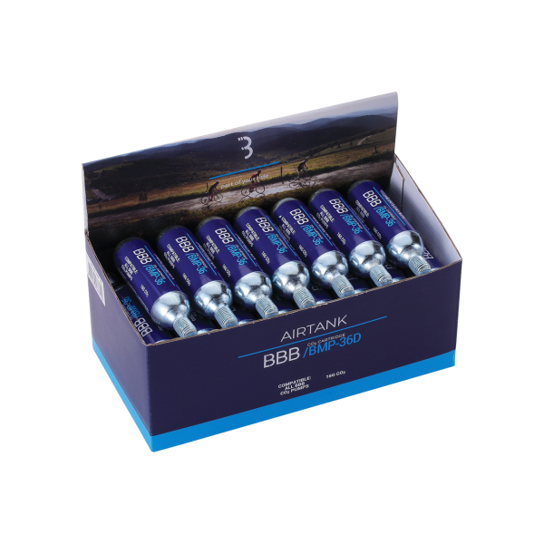 BBB BMP-36D AirTank CO2 Cartridge 30pcs - 16g