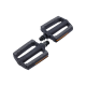 BBB BPD-44 SteadyRider Flat Pedals Black