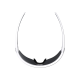 BBB BSG-6207 Impulse Glasses Glossy White/Silver Mlc