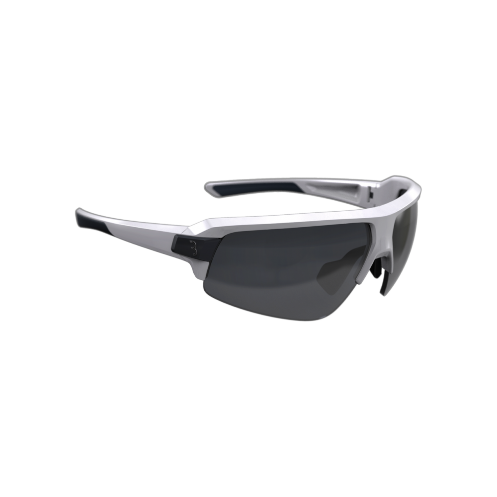 BBB BSG-6207 Impulse Glasses Glossy White/Silver Mlc