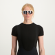 BBB BSG-6207 Impulse Glasses Glossy White/Silver Mlc