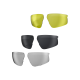 BBB BSG-6207 Impulse Glasses Glossy White/Silver Mlc