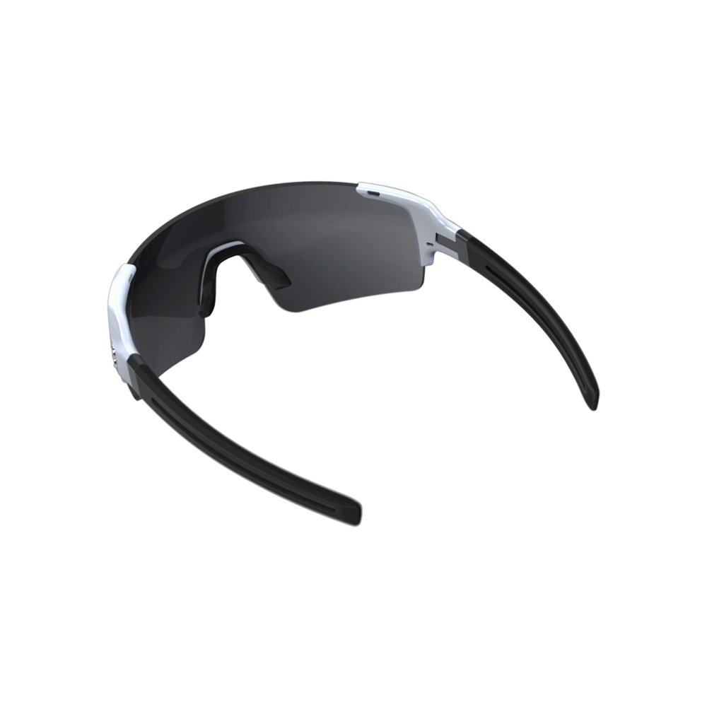 BBB BSG-6307 FullView Glasses Glossy White/Flash Mirror